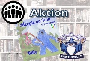 Meeple on Tour Simone spielt Wuerfelmagier Würfelmagier