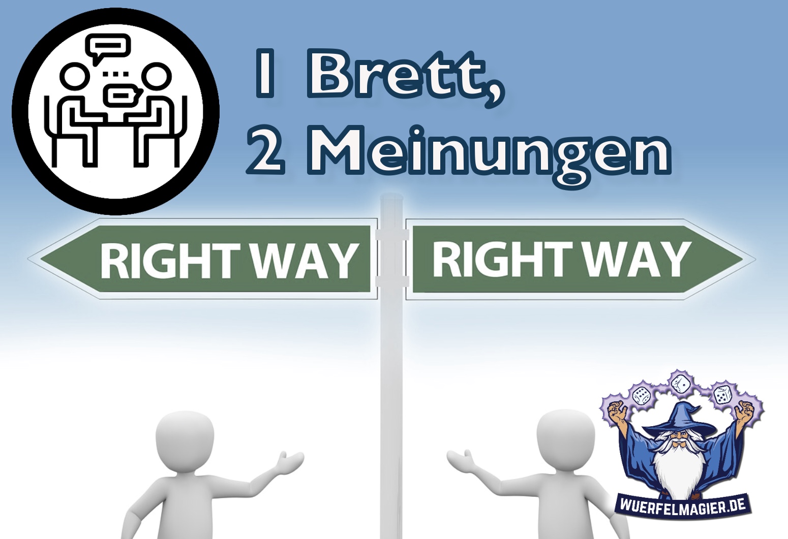 1 Brett - 2 Meinungen Brettspiel Boardgame