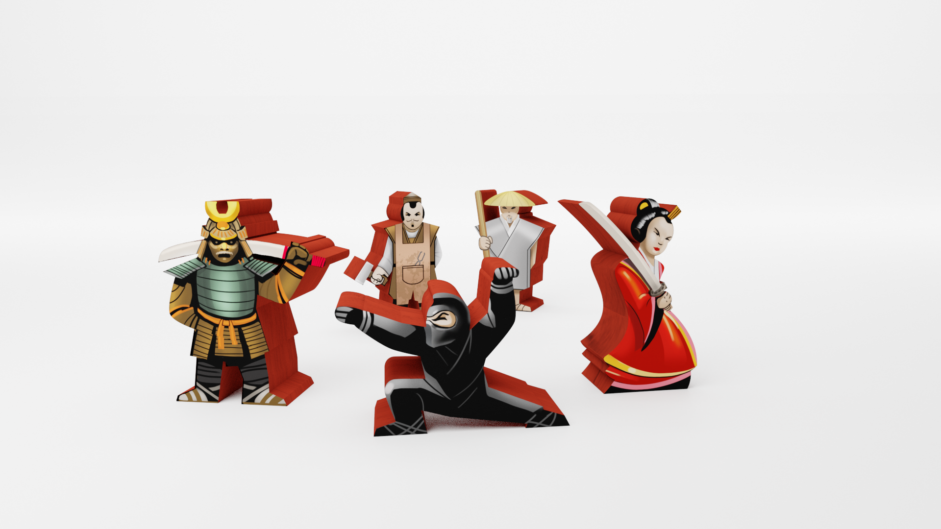 Japan Deluxe Yedo als Deluxe Version von Board & Dice Würfelmagier