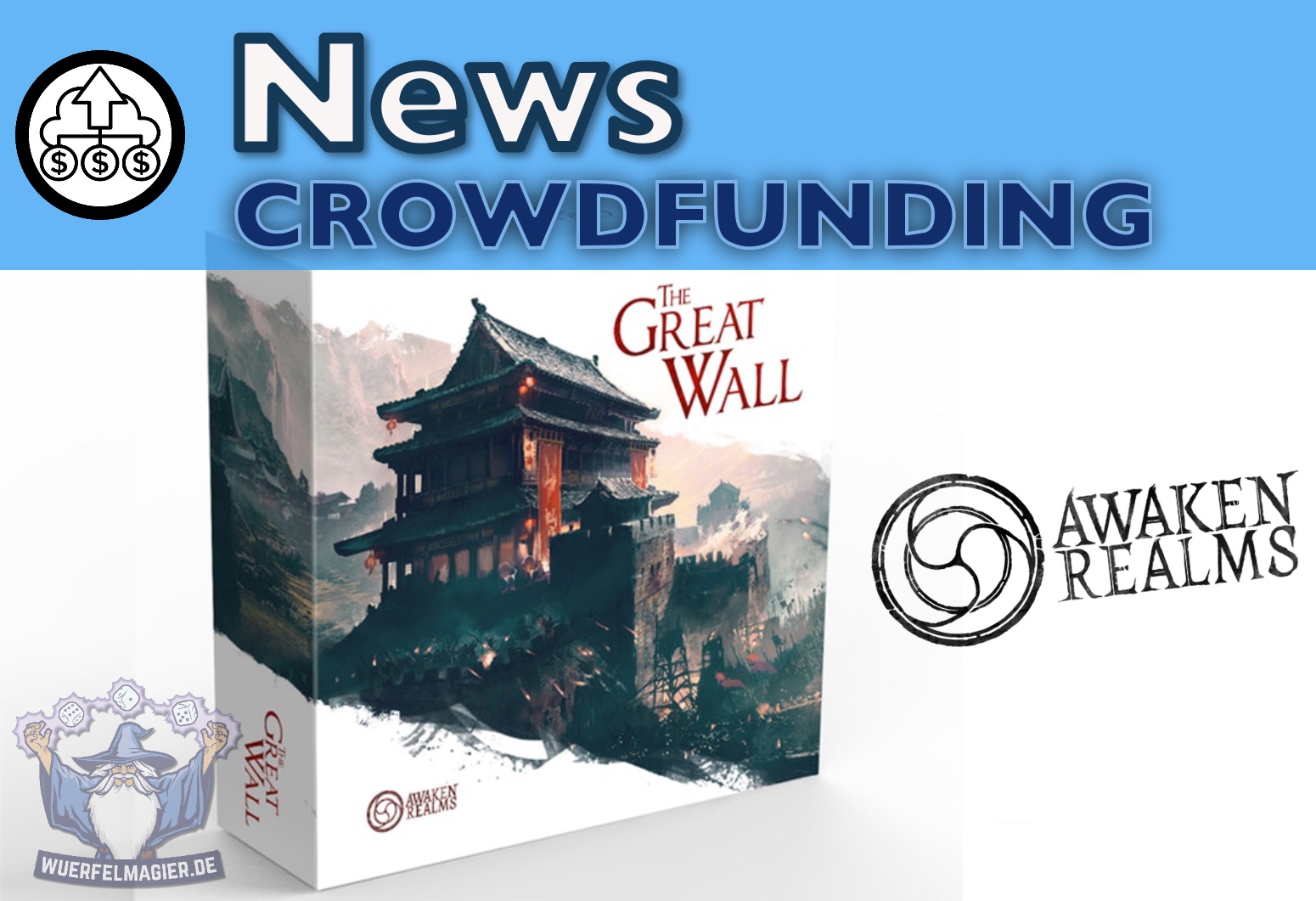 Titelbild The Great Wall Awaken Relams Crowdfunding News